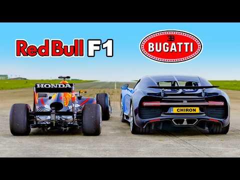 Bugatti Chiron vs F1 Car: The Ultimate Drag Race Showdown
