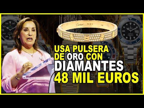 Escándalo de Dina Boluarte: Pulsera de Oro con Diamantes de Más de 48 Mil Euros