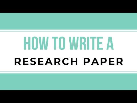 Mastering the Art of Writing a Research Paper: A Comprehensive Guide