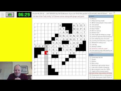 Unleashing the Puzzle Master: A Recap of the 2024 ACPT Final Crossword Puzzle