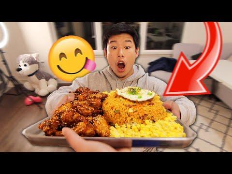 Delicious Kimchi Fried Rice & Soy Garlic Wings: A Culinary Adventure