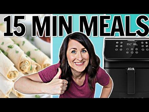 15 Minute Air Fryer Recipes for Quick and Easy Meals