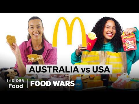 McDonald's Food Wars: US vs Australia