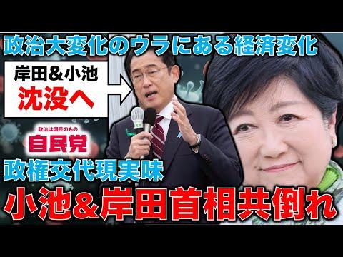 小池百合子の人気低下と日本経済の構造的な問題についての考察