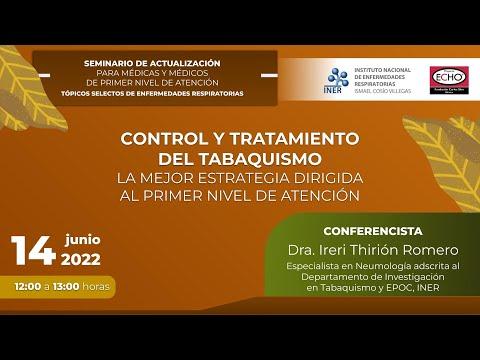 Control y tratamiento efectivo del tabaquismo: Seminario ECHO - INER