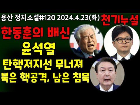 한동훈의 배신, 윤석열 탄핵 저지선 무너져, 북은 핵공격, 남은 침묵 - 분석 및 대응 전략