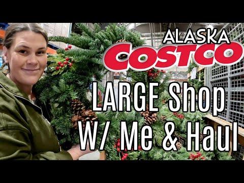 Costco Shopping Trip: Christmas Items, Freezer Meals, and Family Fun