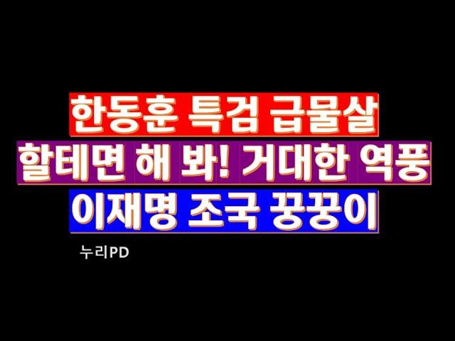 한동훈 특검과 조국의 관련성에 대한 논란