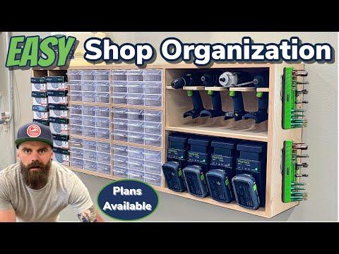 Revolutionize Your Workshop Organization with a One Day Drill Charging Station