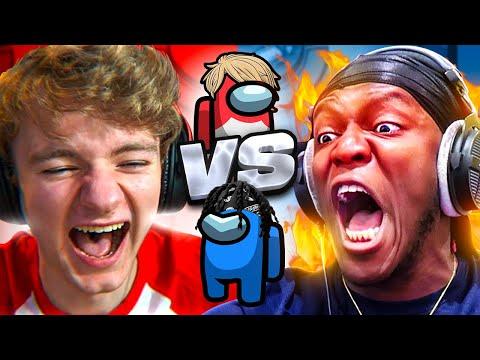 Chaos and Confusion: KSI vs TOMMYINNIT FIGHT ON AMONG US