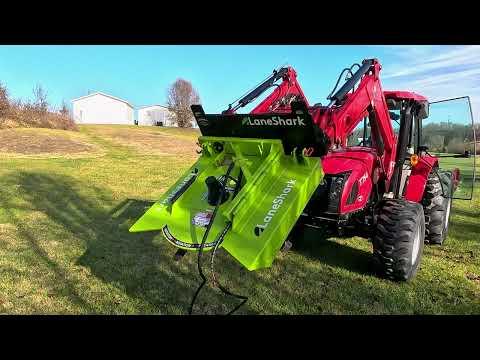 Unleash the Power of Your Tractor with This Brush Hogging Shark Attachment