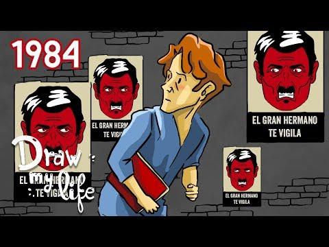 Descubre la distopía de 1984 de George Orwell en un resumen ilustrado