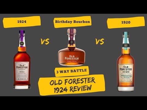 Discovering the Flavors of Old Forester Whiskies: A 1924, Birthday Bourbon, and 1920 Review
