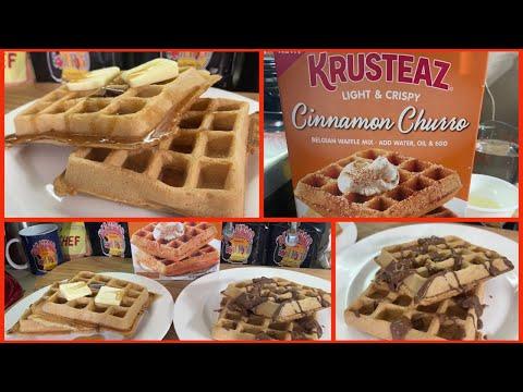 Indulge in Chef Jeffrey's Cinnamon Churro Waffle: A Delicious Review