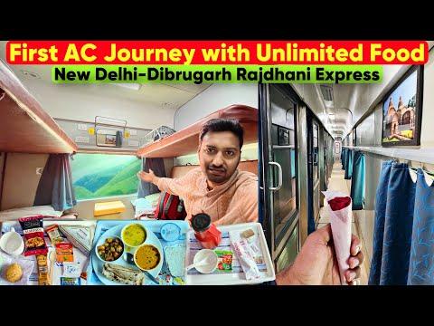 Luxury First Class Journey Experience on Rajdhani Express