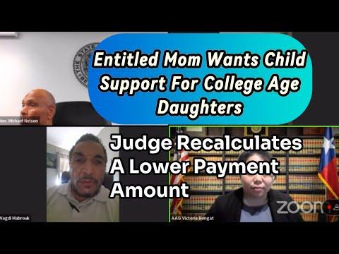 Legal Battle Over Child Support for Adult Daughters: Judge Recalculates Lower Payment Amount