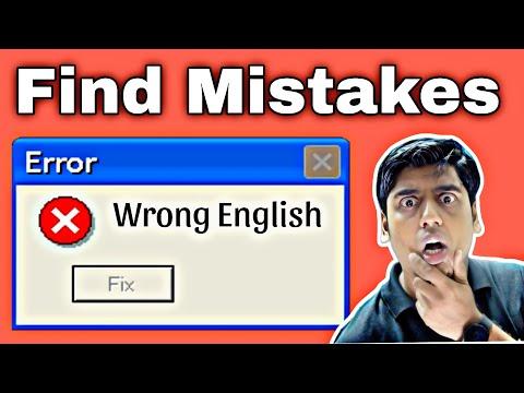Mastering English: Spotting Errors and Improving Proficiency