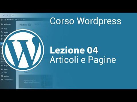 WordPress: Differenze tra Articoli e Pagine