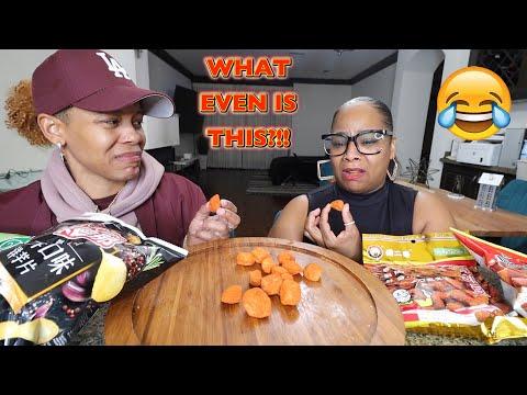 Taste Test: Trying New Asian Snacks with Surprising Reactions!