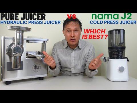 Cold Press Juicer Showdown: Pure Hydraulic Press vs Nama J2