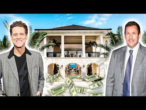 Who is Wealthier: Jim Carrey or Adam Sandler? | Net Worth, Fortune, Car Collection, Mansion...