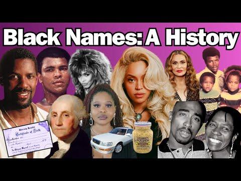 The Evolution of Unique Names in Black American Culture