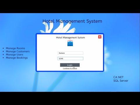 Experience the Unique Musical Journey at Hotel Management System Using C#.Net