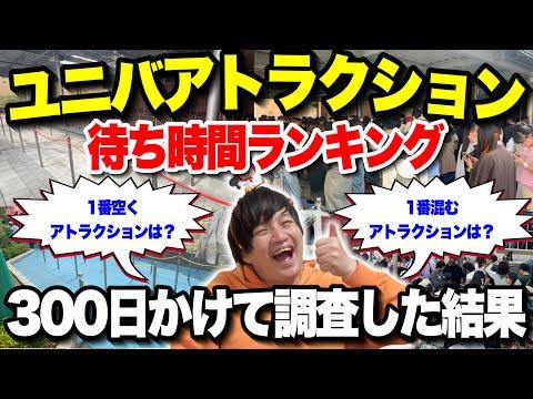 USJのアトラクション待ち時間ランキングと攻略法