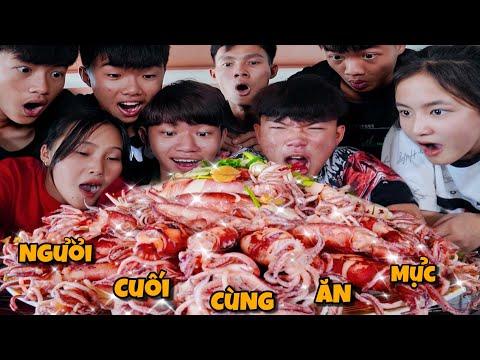 Squid Eating Challenge: A Spicy and Tense Competition