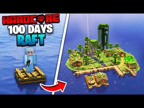 Surviving 100 Days on a Raft in Minecraft: Epic Adventures and Challenges