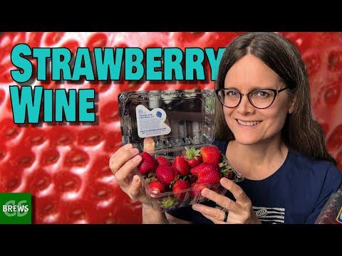 Unleash Your Inner Winemaker: Easy Homemade Strawberry Wine from Whole Fruit
