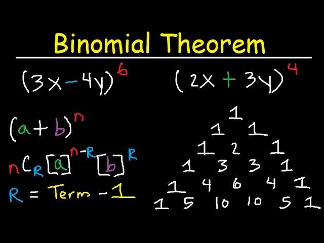 Mastering Binomial Theorem: Pascal's Triangle, Coefficients, and Combinations