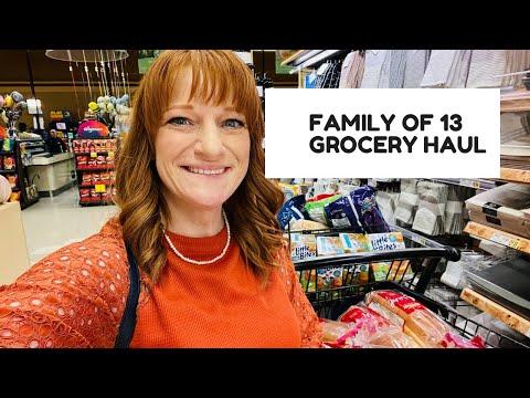 Ultimate Grocery Haul Guide for Large Families