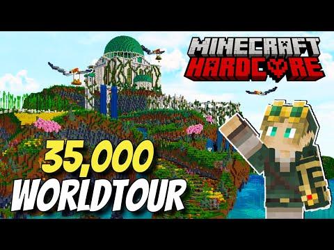 Exploring the Wonders of a Hardcore Minecraft World - A Detailed Tour