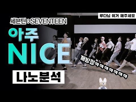 세븐틴 '아주 NICE' 댄스 안무 분석 및 리액션