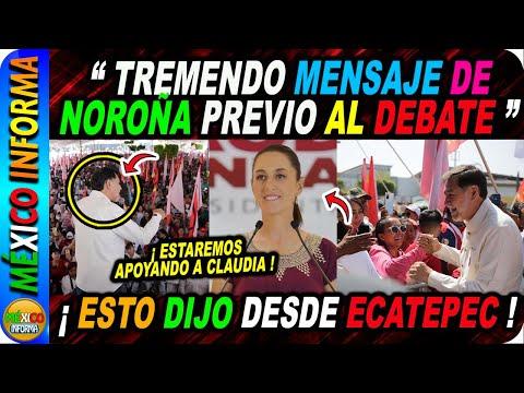 El impactante mensaje de Noroña antes del debate presidencial: Lo que dijo sobre Sheinbaum y el PRIAN