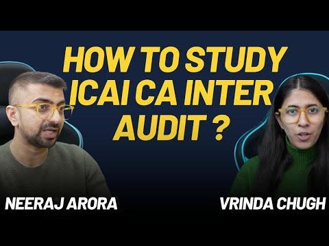 Mastering CA Inter Audit: Study Tips for Success in ICAI May 2024 Exams