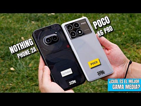 Comparativa de NOTHING PHONE vs POCO X6 PRO 5G: ¿Cuál es el mejor gama media de 2024?