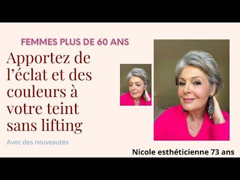 Maquillage pour les femmes de plus de 60 ans: Retrouver de l'éclat et des couleurs