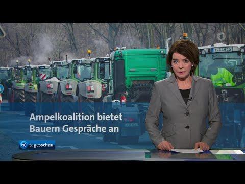 Aktuelle Nachrichtenübersicht: Proteste, Politik und Sport - tagesschau 20:00 Uhr, 11.01.2024