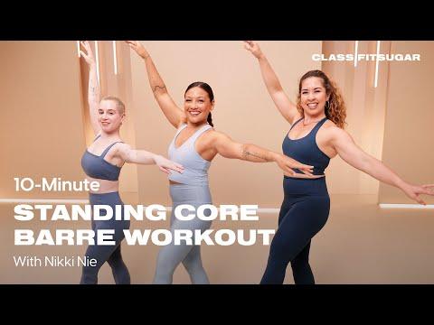 10-Minute Barre Core Workout (Video)