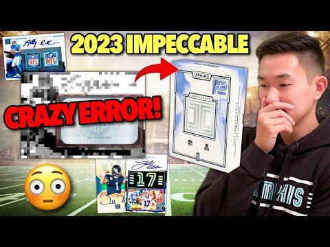 Unveiling the Surprises: 2023 Panini Impeccable Football FOTL Hobby Box Review