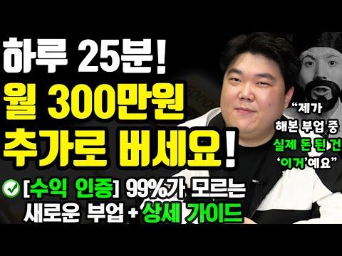 부업/수익 인증: 월 300만원 버는 새로운 방법