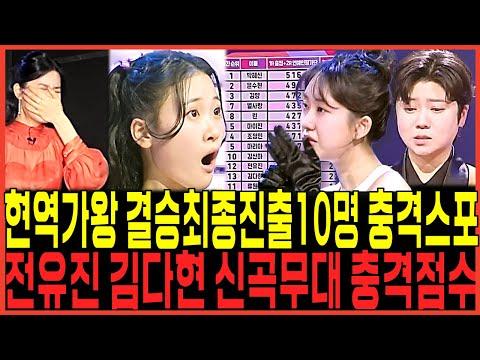 현역가왕, 전유진과 김다현의 신곡미션 무대점수에 충격적 반전! 린 마이진 탈락자4명 운명 밝혀지다!