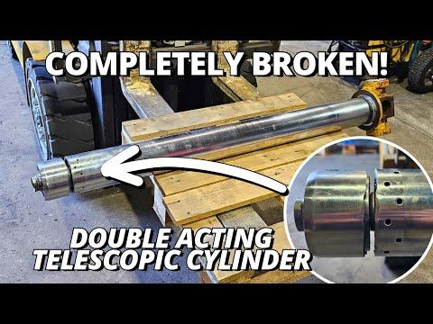 Reviving a Broken Double-Acting Telescopic Cylinder: A Wizardly Repair Journey