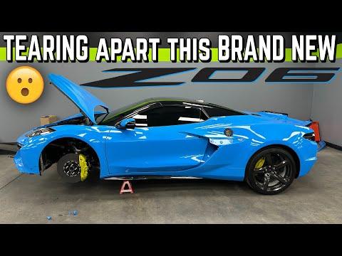 Customizing a 2024 C8 Corvette Z06: A Detailed Look at the Z07 Kit Installation