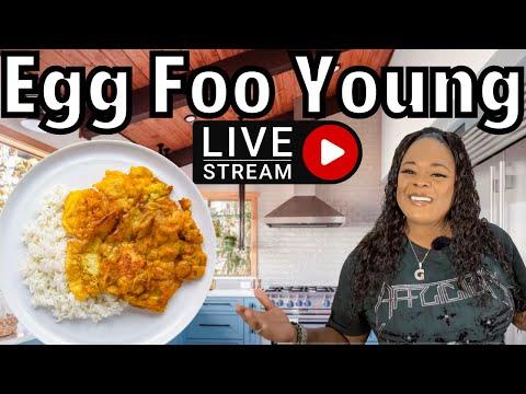 Delicious and Easy Egg Foo Young Recipe: Live Cooking Session with Gina Young