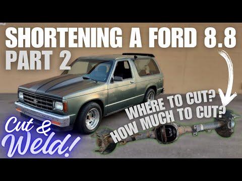 Mastering the Art of Cutting and Shortening a Ford 8.8 Rear End