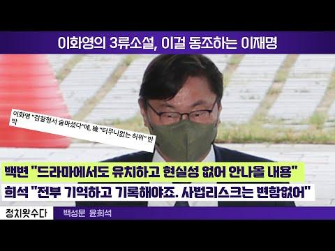 이화영의 3류소설, 이재명백변: 새로운 시각으로 살펴보는 정치 현안