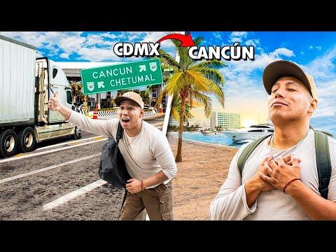 ¡Viaje a Cancún en menos de 24 horas! Descubre esta increíble aventura sin dinero